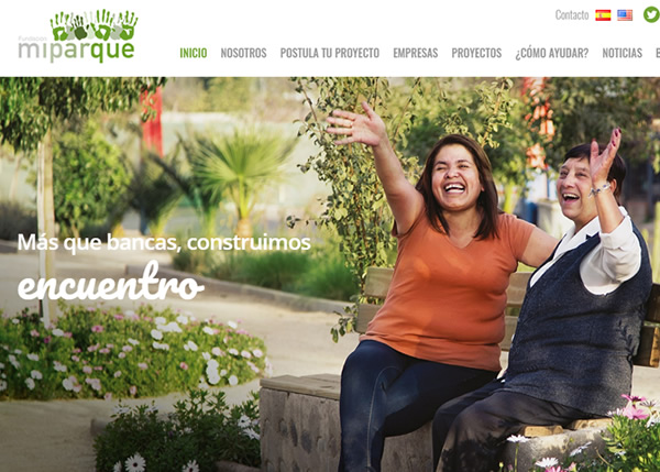 Fundación Mi Parque -Sitio web corporativo
